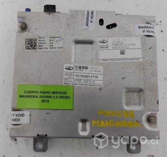 Cuerpo Radio (MXV035) Mahindra XUV500 2.2 Diesel