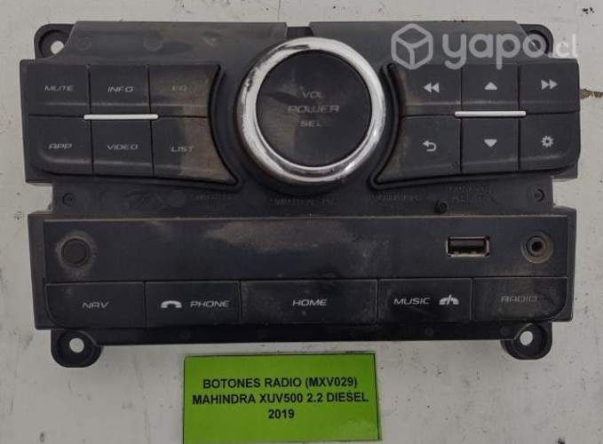 Botones Radio (MXV029) Mahindra XUV 
