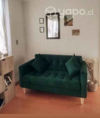 Sofá sillón verde
