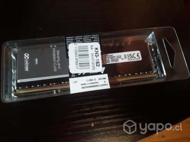 Kinston Fury Memoria ram Dimm Ddr4 8gb ram