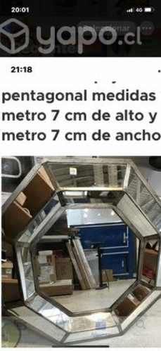 Original gran espejo 5 lados 5 ángulos