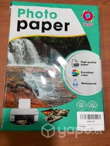 Papel fotográfico glossy adhesivo 4 pack