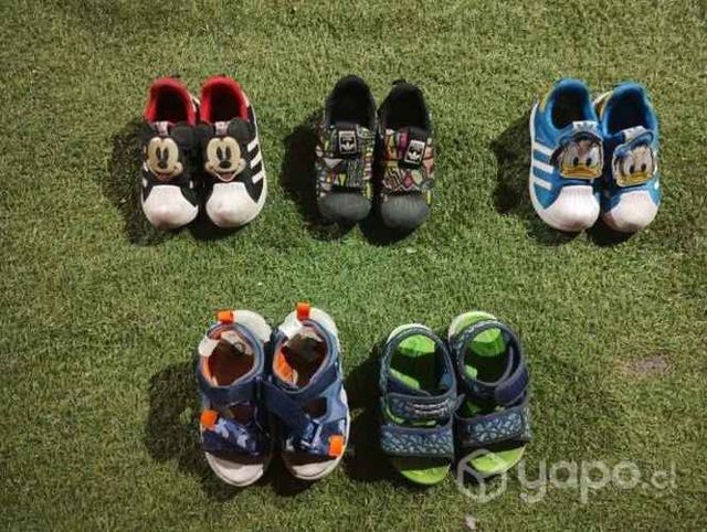 Zapatillas y chalitas talla 25, 26