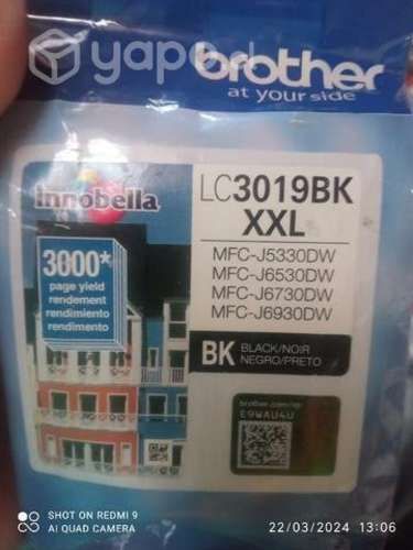 Tinta Brother lc3019bk black original de alta