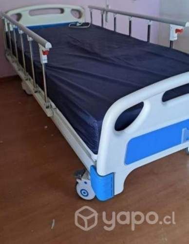 Cama clinica manual con colchon