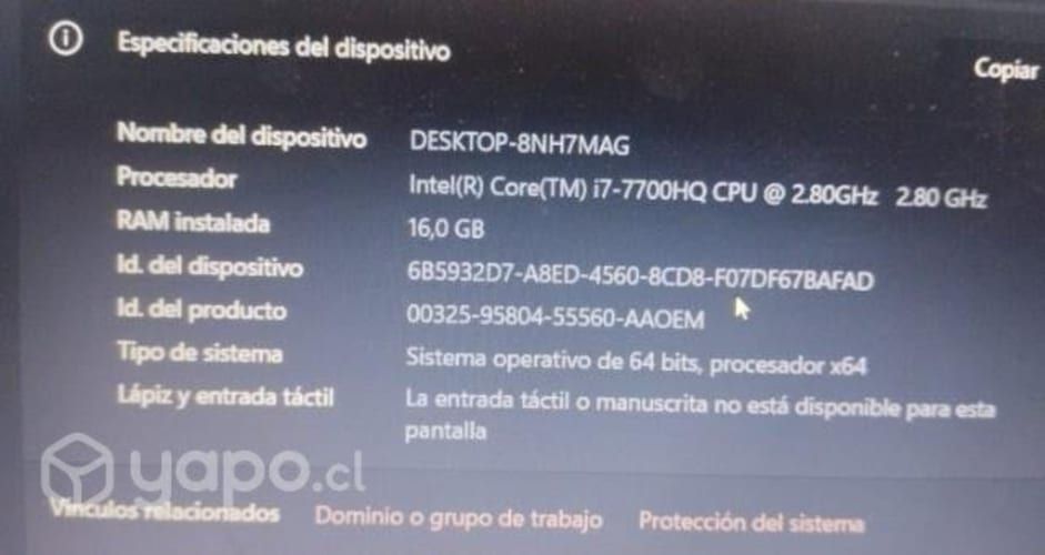 Msi i7 PC gamer 16gb ram