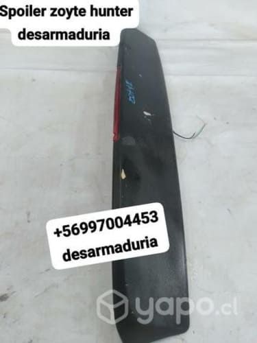 Zóyte hunter desarmaduría spoiler