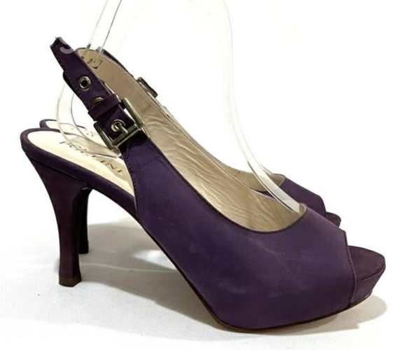 Chala Taco Alto de Cuero Pollini N*37 Purpura
