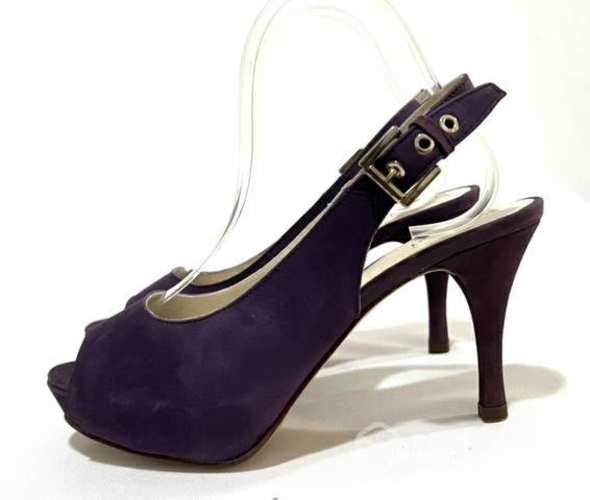 Chala Taco Alto de Cuero Pollini N*37 Purpura