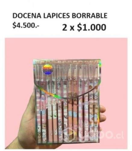 Lapiz borrables