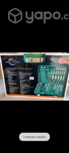 Caja De Herramientas Dados Y Llaves 216 Piezas Caj