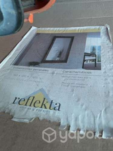Original espejo con mueble embalado de tienda