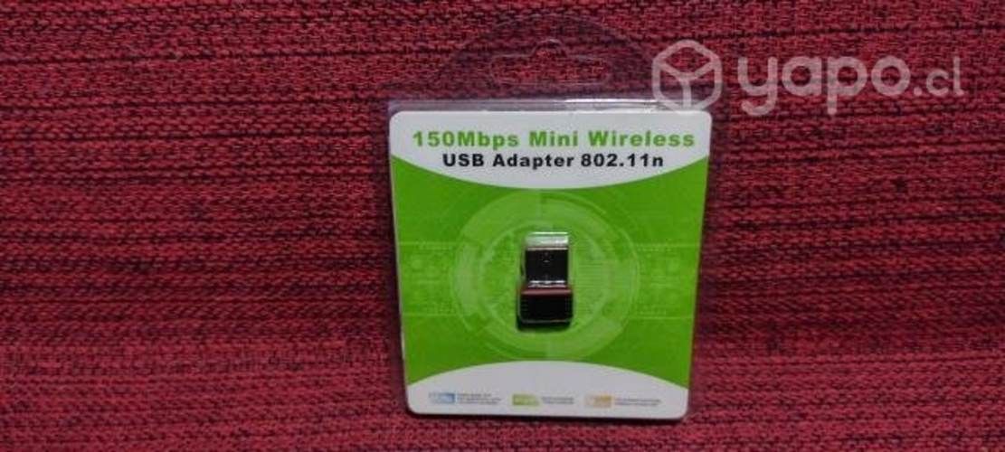 Adaptador inalámbrico WiFi 2.4 GHz / 150 Mbps