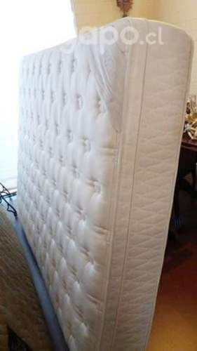 Colchón 2 plazas alta densidad grueso rosen