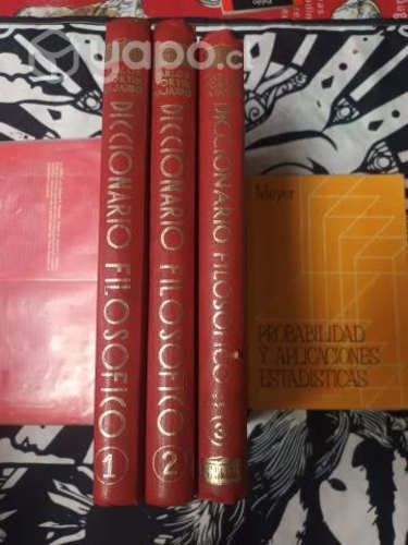 Diccionario Filosófico EN 3 TOMOS de Carlos F