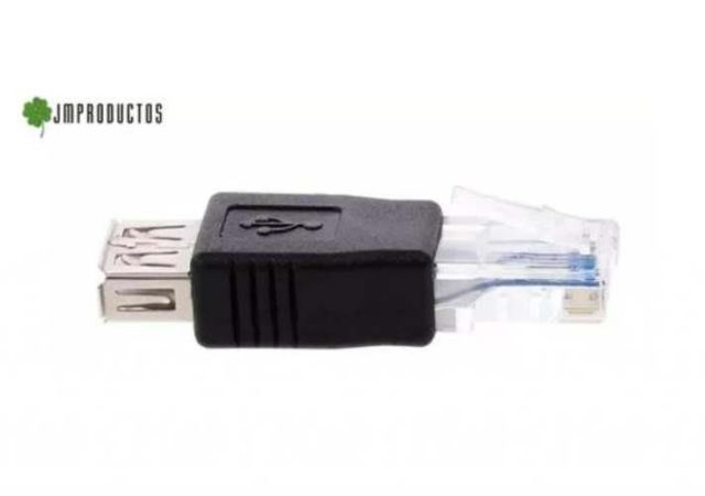 Adaptador Usb 2.0 Hembra A Rj45 Ethernet Enchufe M
