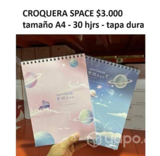 Croquera space tamaño a4