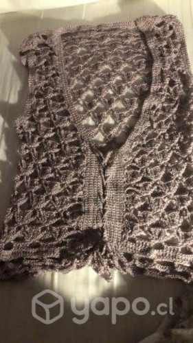 Chaleco crochet verano sin mangas