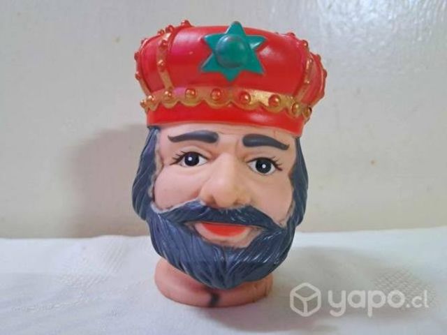 Antigua cabeza de rey (titere ochentero)