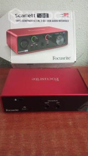 Interface nueva scarlett modelo solo