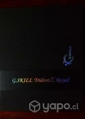 G.skill Tridentz Royal Silver DDR4 16gb (2×8) 3000