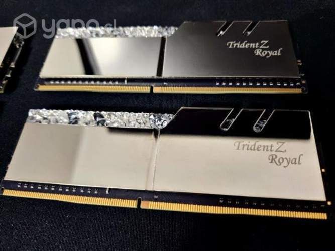G.skill Tridentz Royal Silver DDR4 16gb (2×8) 3000