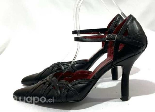 Zapato 100% Sintético Marca Aziz N*37 Negro