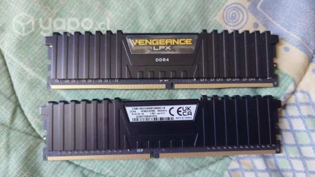 Memoria RAM Corsair 16GB (2x8) DDR4 3600MHz