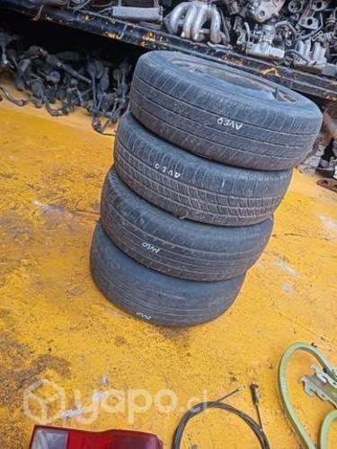 Chevrolet aveo 2004 llantas completas envio regs