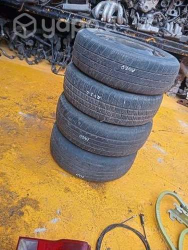 Chevrolet aveo 2004 4x100 llantas completas envio