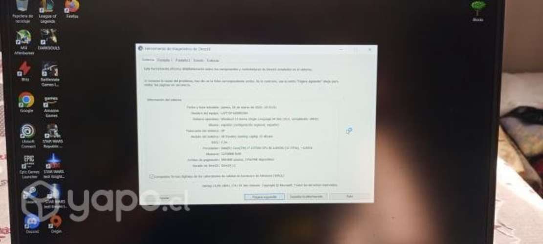 Notebook HP Pavilion Gaming 15-dk0015la