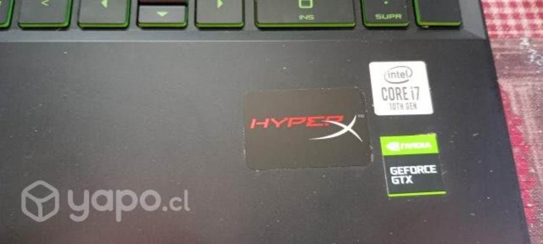 Notebook HP Pavilion Gaming 15-dk0015la