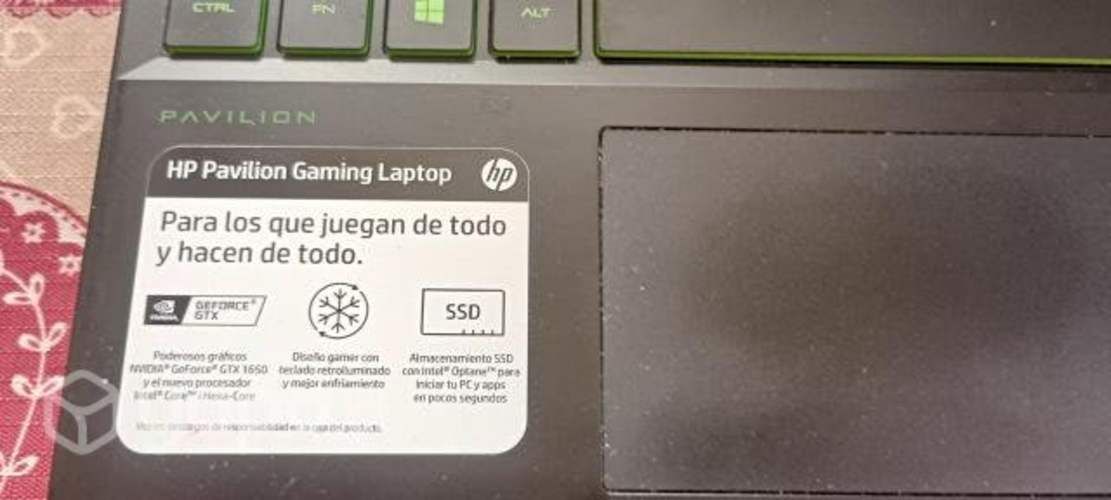 Notebook HP Pavilion Gaming 15-dk0015la