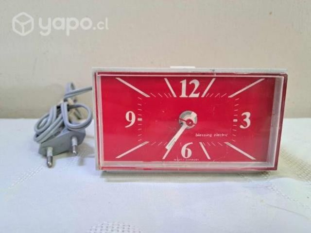 Reloj despertador rojo: blessing electric (aleman)