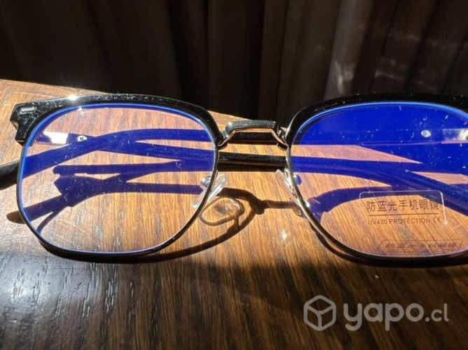Lentes con filtro azul