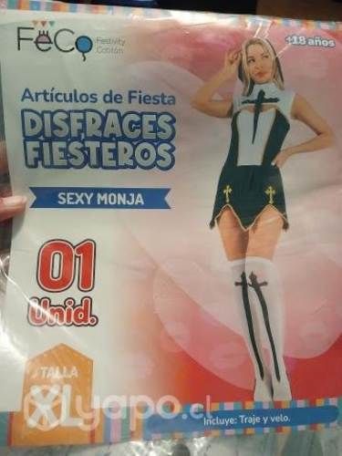 Disfraz de monja sexy