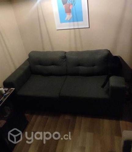 Sillón gris de 3 cuerpos super cómodo