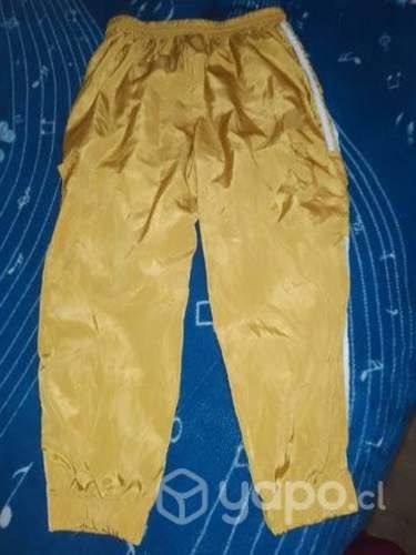 Buzo cortaviento talla L y zapatillas