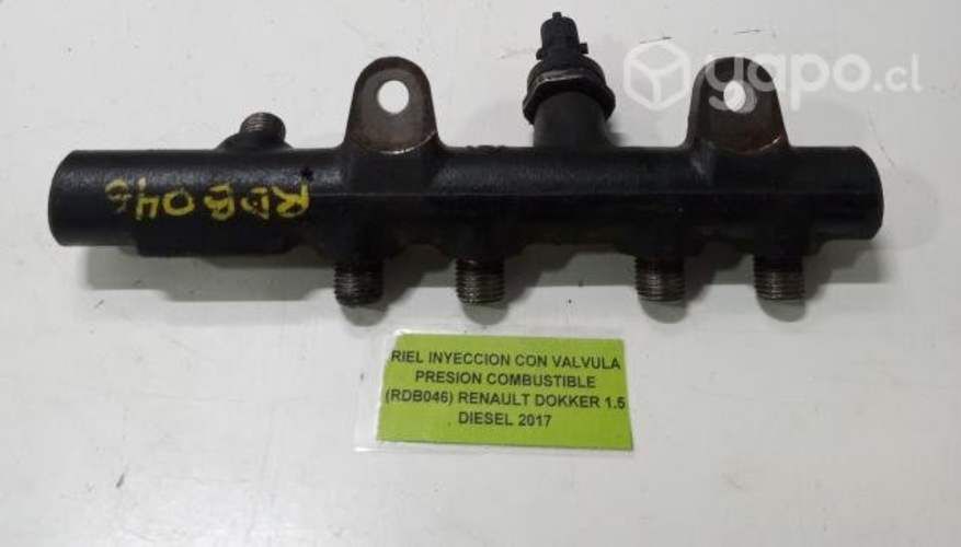 Riel Inyeccion Con Valvula Presion Combust Renaul