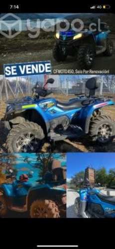 CFMOTO 450 solo por renovación