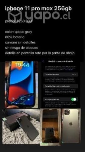 Iphone 11 pro max 256gb