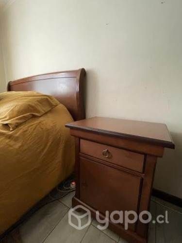 Juego respaldo y 2 veladores Rosen