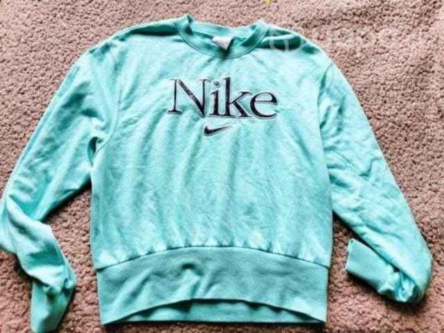Poleron dama celeste marca nike original talla s