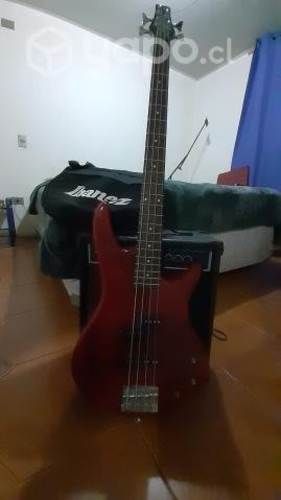 Bajo Ibañez Soundgear 4 Cuerdas + Amplificadores