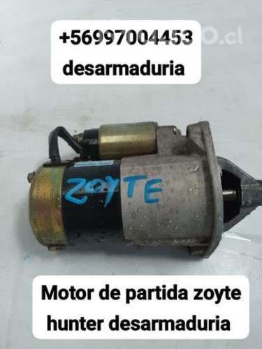 Motor de partida zóyte Hunter desarmaduría