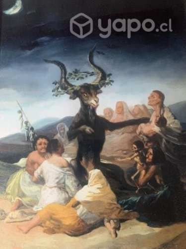 Cuadro GOYA AQUELARRE Exelente calidad con vidreo