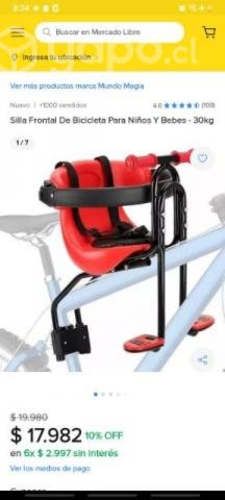 Bicicleta totem y porta bebes