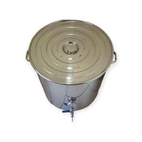 Fondo de acero inoxidable de 150 litros