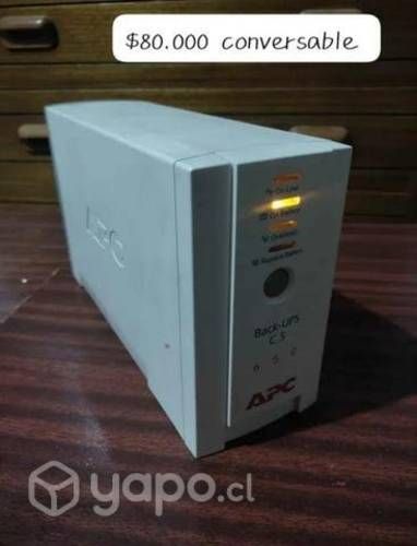 UPS marca APC modelo BACK-UPS CS 650VA