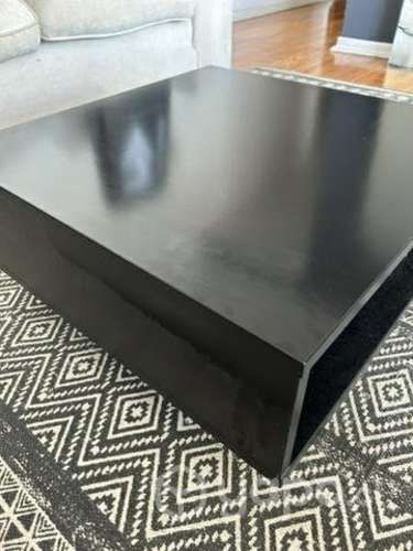 Mesa de centro negra